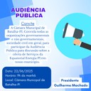 Audiência Publica - CONVITE